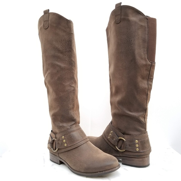 Crown Vintage Shoes - Crown Vintage Bourn Wide Calf Women's Riding Boot